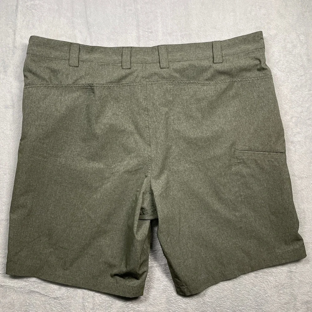 Duluth Trading Co Utility Shorts Men 44 Grey Heathered Quick Dry Cargo Pocket